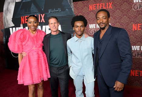 Netflix's "We Have A Ghost" Premiere on February 22, 2023 in Los Angeles, California - Erica Ash, Christopher Landon, Jahi Di'Allo Winston, Anthony Mackie - We Have a Ghost - De eventos