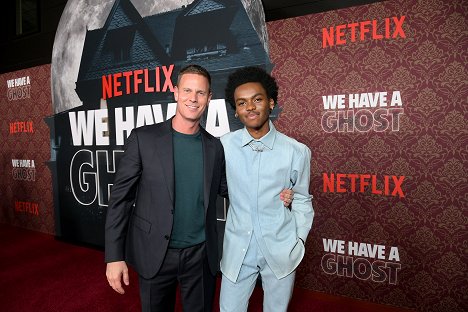 Netflix's "We Have A Ghost" Premiere on February 22, 2023 in Los Angeles, California - Christopher Landon, Jahi Di'Allo Winston - Mamy tu ducha - Z imprez