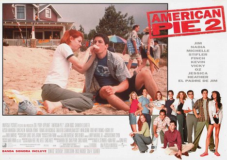 Alyson Hannigan, Jason Biggs - American Pie 2 - Cartes de lobby