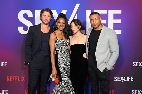 Netflix's "Sex/Life" Season 2 Special Screening at the Roma Theatre at Netflix - EPIC on February 23, 2023 in Los Angeles, California - Adam Demos, Margaret Odette, Sarah Shahi, Cleo Anthony - Sex/Life - Season 2 - Events