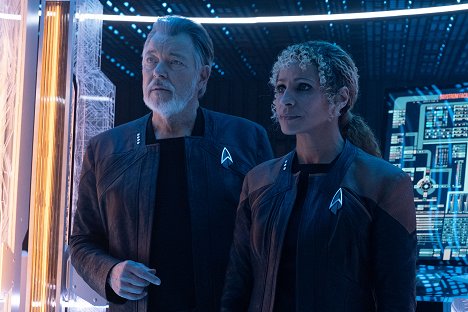 Jonathan Frakes, Michelle Hurd - Star Trek: Picard - The Bounty - Photos