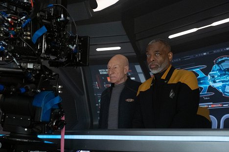 Patrick Stewart, LeVar Burton - Star Trek: Picard - Dominion - Forgatási fotók