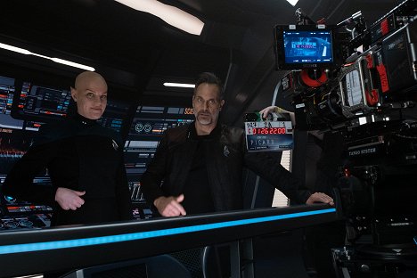 Stephanie Czajkowski, Todd Stashwick - Star Trek: Picard - Dominion - Dreharbeiten