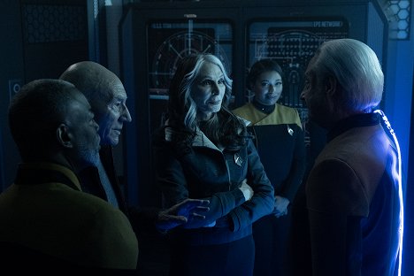 Patrick Stewart, Gates McFadden, Mica Burton - Star Trek: Picard - Surrender - Photos