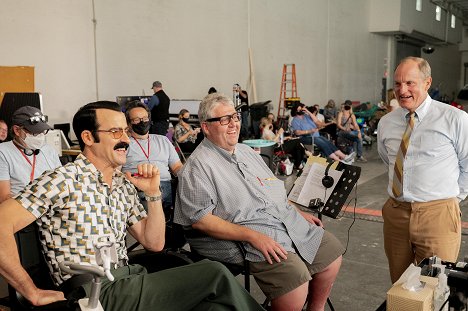 Justin Theroux, David Mandel, Woody Harrelson - White House Plumbers - Einbruch in Beverly Hills - Dreharbeiten