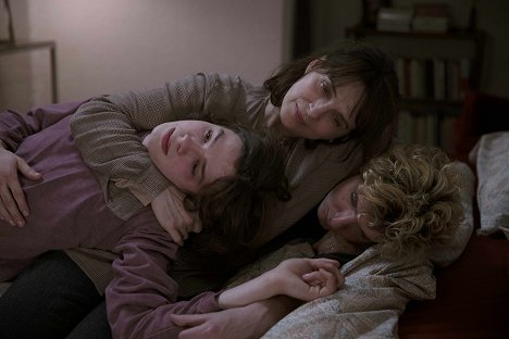 Paul Kircher, Juliette Binoche, Vincent Lacoste - Dialogando con la vida - De la película