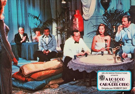 Herbert Lom, Robert Sacchi, Michelle Phillips, Franco Nero - The Man with Bogart's Face - Lobby Cards