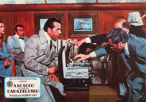 Sybil Danning, Herbert Lom, Robert Sacchi, Franco Nero - The Man with Bogart's Face - Lobby Cards