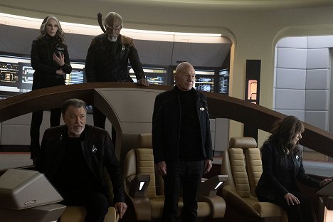Gates McFadden, Jonathan Frakes, Michael Dorn, Patrick Stewart - Star Trek: Picard - Võx - Filmfotos