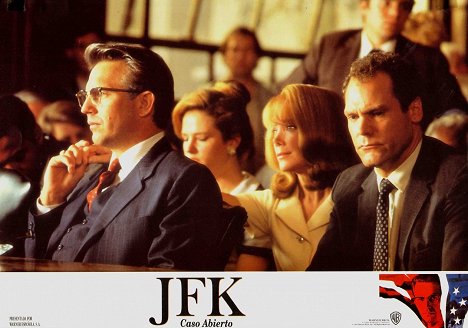 Kevin Costner, Sissy Spacek, Jay O. Sanders - John F. Kennedy - Tatort Dallas - Lobbykarten