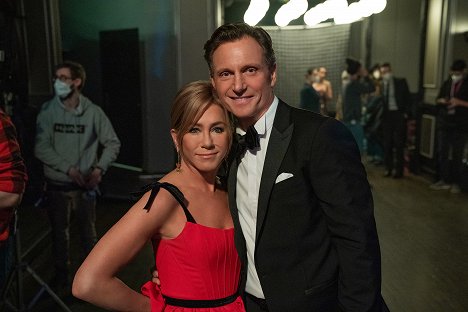 Jennifer Aniston, Tony Goldwyn - Murder Mystery 2 - Making of