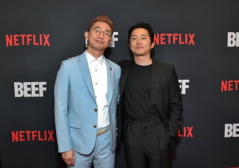 Netflix's Los Angeles premiere of "BEEF" at Netflix Tudum Theater on March 30, 2023 in Los Angeles, California - Steven Yeun - Bronca - Eventos