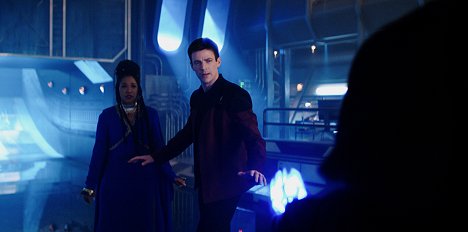 Candice Patton, Grant Gustin - The Flash - Partners in Time - Film
