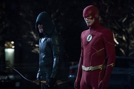 Stephen Amell, Grant Gustin - Flash - A Villám - It's My Party and I'll Die If I Want To - Filmfotók