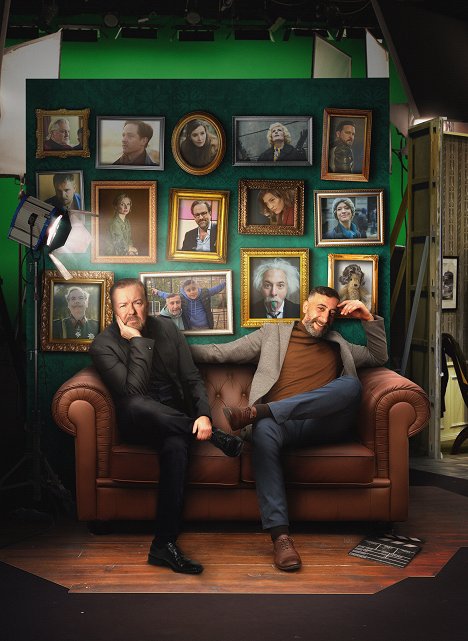 Ricky Gervais, Kida Khodr Ramadan - German Genius - Werbefoto