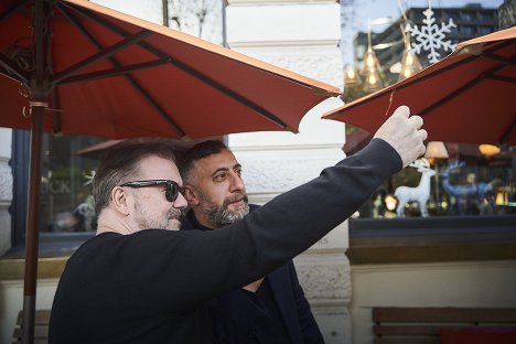 Ricky Gervais, Kida Khodr Ramadan - German Genius - Die Epiphanie und Goethe - Dreharbeiten