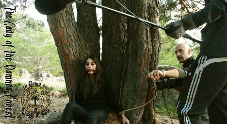 Mariana Rezk, George Karja - La dama del bosque maldito - Z natáčení