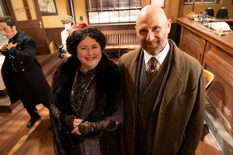 Siobhan McSweeney, Marvin Kaye - Murdoch Mysteries - Sometimes They Come Back, Part 1 - Dreharbeiten