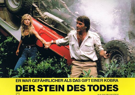 Heather Thomas, Tony Kendall - Der Stein des Todes - Lobby karty