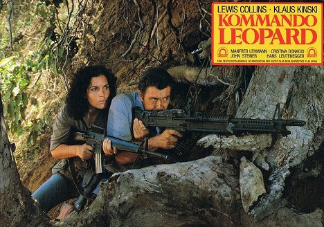 Cristina Donadio, Lewis Collins - Kommando Leopard - Lobbykarten