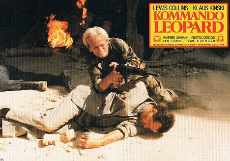 Klaus Kinski, Manfred Lehmann - Commando Leopard - Lobby karty