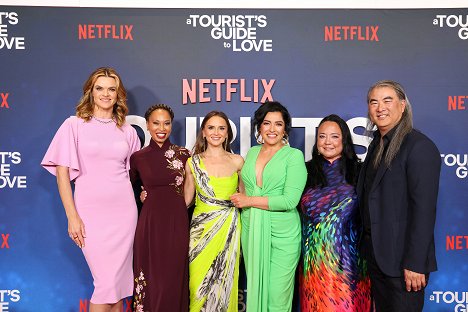 Netflix's A Tourist's Guide to Love special screening at Netflix Tudum Theater on April 13, 2023 in Los Angeles, California - Missi Pyle, Nondumiso Tembe, Rachael Leigh Cook, Jacqueline Correa, Eirene Donohue, Steven K. Tsuchida - A Tourist's Guide to Love - Evenementen