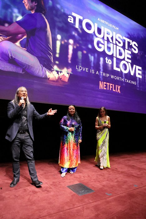 Netflix's A Tourist's Guide to Love special screening at Netflix Tudum Theater on April 13, 2023 in Los Angeles, California - Steven K. Tsuchida, Eirene Donohue - Útikönyv a szerelemhez - Rendezvények