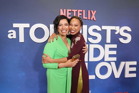 Netflix's A Tourist's Guide to Love special screening at Netflix Tudum Theater on April 13, 2023 in Los Angeles, California - Jacqueline Correa, Nondumiso Tembe - Útikönyv a szerelemhez - Rendezvények