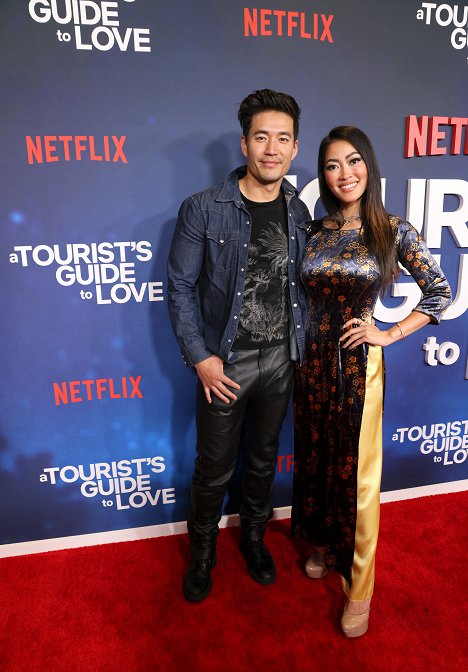 Netflix's A Tourist's Guide to Love special screening at Netflix Tudum Theater on April 13, 2023 in Los Angeles, California - Kevin Kreider, Devon Diep - Turistický průvodce láskou - Z akcí
