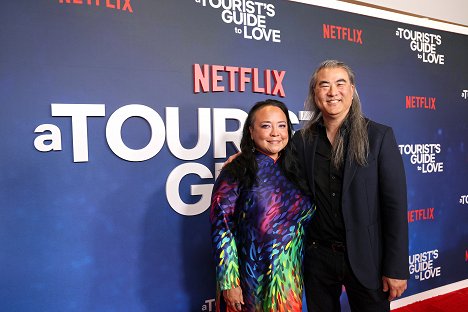 Netflix's A Tourist's Guide to Love special screening at Netflix Tudum Theater on April 13, 2023 in Los Angeles, California - Eirene Donohue, Steven K. Tsuchida - Útikönyv a szerelemhez - Rendezvények