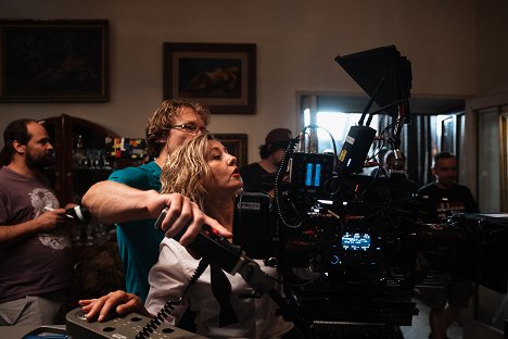 David Čálek, Vanda Hybnerová - Můžem i s mužem - De filmagens