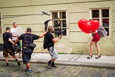 David Čálek - Můžem i s mužem - Tournage