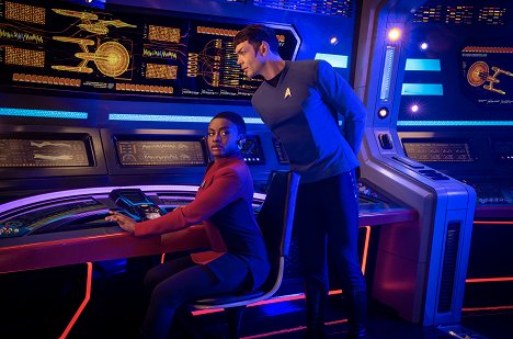 Celia Rose Gooding, Ethan Peck - Star Trek: Strange New Worlds - Season 2 - Werbefoto