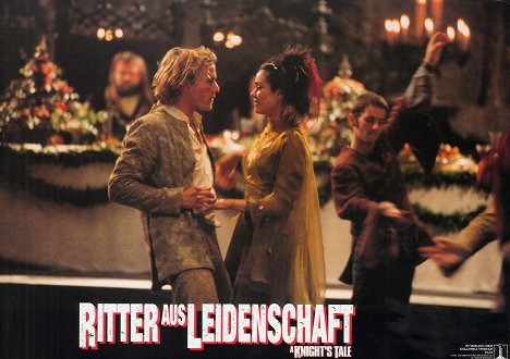 Heath Ledger, Shannyn Sossamon - A Knight's Tale - Cartões lobby