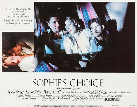 Peter MacNicol, Meryl Streep, Kevin Kline - Sophies Entscheidung - Lobbykarten