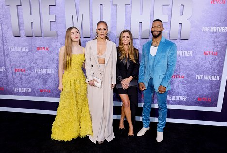The Mother Los Angeles Premiere Event at Westwood Village on May 10, 2023 in Los Angeles, California - Lucy Paez, Jennifer Lopez, Niki Caro, Omari Hardwick - Matka - Z akcí
