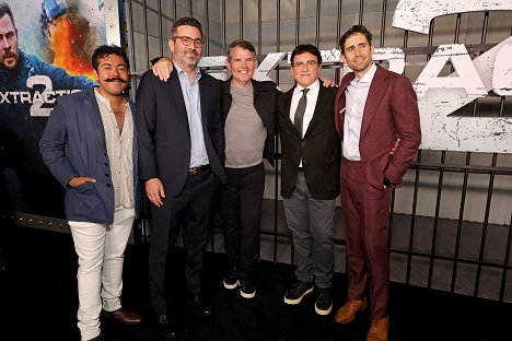 Netflix's Extraction 2 New York Premiere at Jazz at Lincoln Center on June 12, 2023 in New York City - Mike Larocca, Patrick Newall, Anthony Russo, Ari Costa - Extraction 2 - Tapahtumista