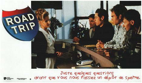 Breckin Meyer, Paulo Costanzo, Seann William Scott, DJ Qualls - Road Trip - Lobby Cards