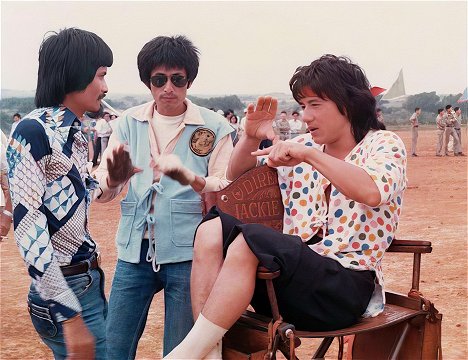 Chi-Hwa Chen, Chris Chen, Jackie Chan - Lord Dragón - Del rodaje