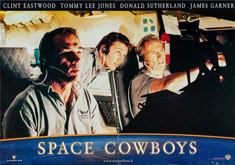 Tommy Lee Jones, Loren Dean, Clint Eastwood - Space Cowboys - Cartões lobby