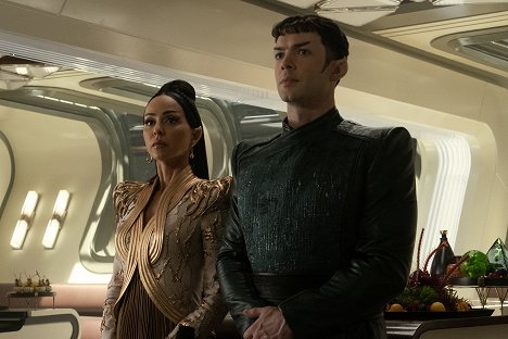 Gia Sandhu, Ethan Peck - Star Trek: Podivné nové světy - Šarády - Z filmu