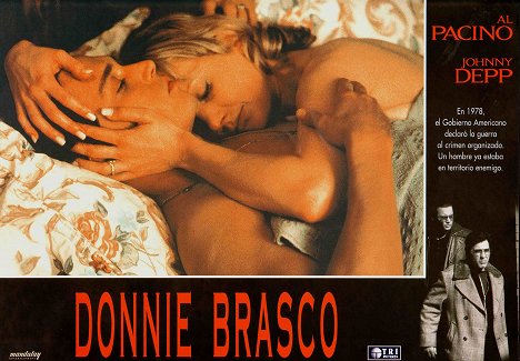 Johnny Depp, Anne Heche - Donnie Brasco - Lobbykarten