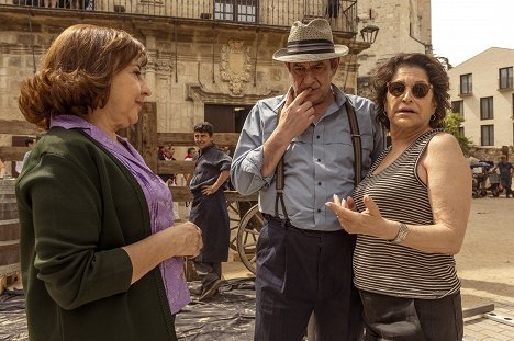 Carmen Machi, Karra Elejalde, Carol Polakoff - La voz del sol - Tournage