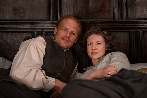 Sam Heughan, Caitríona Balfe - Outlander - Die Highland-Saga - A Life Well Lost - Dreharbeiten