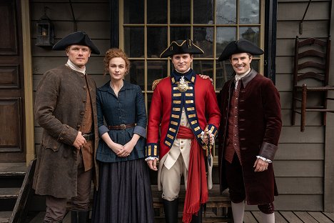 Sam Heughan, Sophie Skelton, David Berry - Outlander - Die Highland-Saga - The Happiest Place on Earth - Dreharbeiten