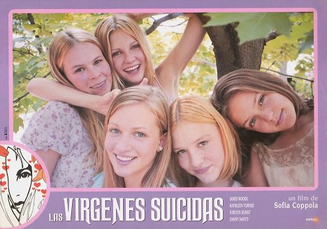 Leslie Hayman, Kirsten Dunst, Chelse Swain, A.J. Cook - The Virgin Suicides - Lobbykaarten