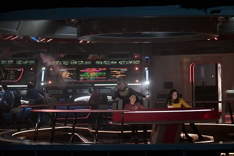 Anson Mount, Rebecca Romijn - Star Trek: Podivné nové světy - Hegemonie - Z natáčení
