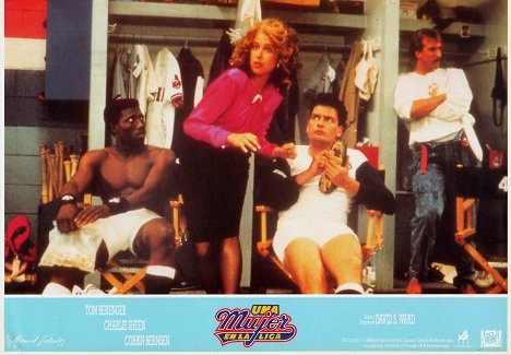 Wesley Snipes, Margaret Whitton, Charlie Sheen - Major League - Lobbykaarten