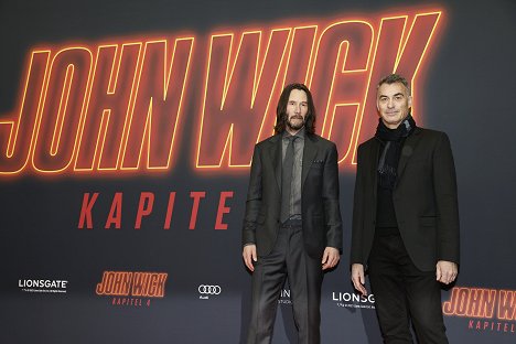 Deutschlandpremiere Berlin 8.3.2023 - Keanu Reeves, Chad Stahelski - John Wick 4 - Z akcií