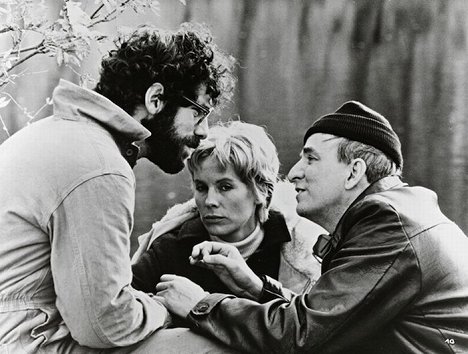 Elliott Gould, Bibi Andersson, Ingmar Bergman - Dotek - Z natáčení